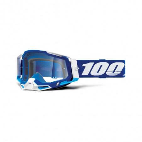 100% RACECRAFT 2 BLUE - ECRAN INCOLORE
