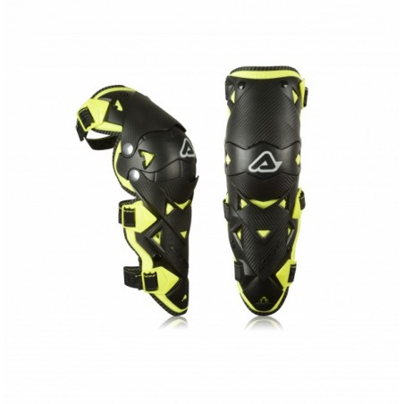 Genouillère Acerbis impact évo 3.0 noir/jaune
