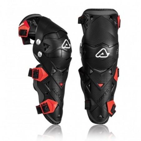 Genouillère Acerbis Impact Évo 3.0 Noir/Rouge