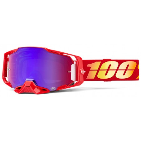 Masque 100% ARMEGA Nuketown Écran Iridium Bleu / Rouge