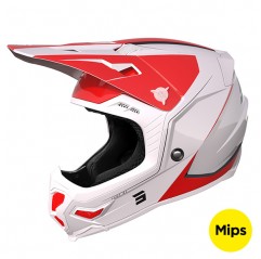 Casque Shot Blanc / Rouge Core Comp MIPS 22-06 2023