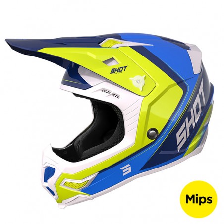 Casque Shot Bleu / Jaune Core Comp MIPS 22-06 2023