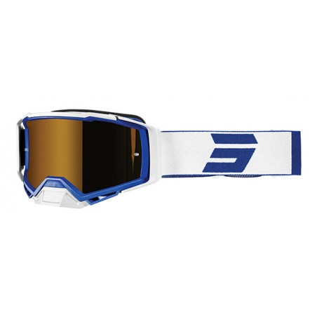 Masque Cross Shot Core 2023 Blanc / Bleu