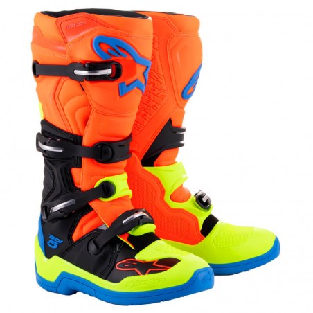 Botte Alpinestars Tech 5 Orange Jaune