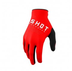 Gants Shot Draw Rouge