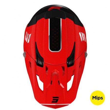 Casque Shot Blanc / Rouge Core Comp MIPS 22-06 2023
