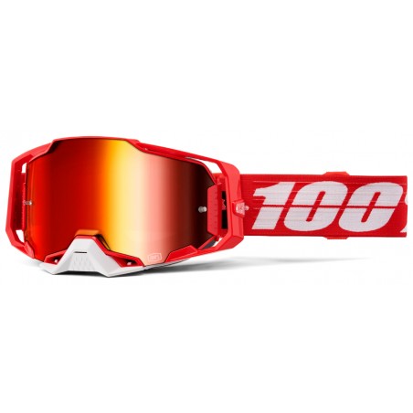 Masque 100% ARMEGA C-Bad Ecran Mirror Rouge