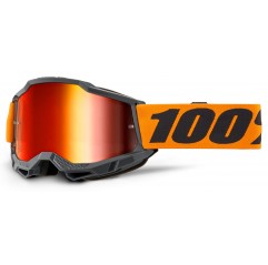Masque 100% ACCURI 2 Orange Ecran Mirror Rouge