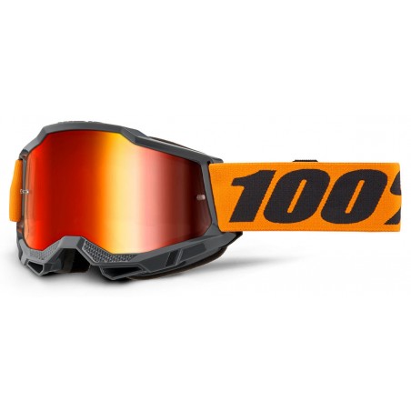 Masque 100% ACCURI 2 Orange Ecran Mirror Rouge
