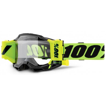 Masque 100% ACCURI 2 FORECAST Jaune Fluo