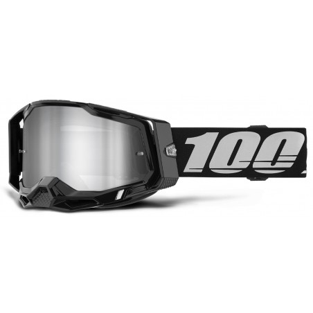 Masque RACECRAFT 2 Noir Ecran Mirror Silver