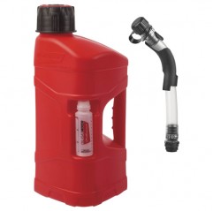 Bidon ProOctane Polisport 10 L avec tuyau ROUGE