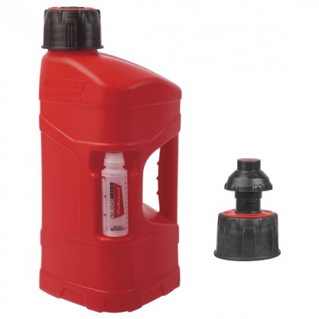 Bidon ProOctane Polisport 10 L avec système Quickfill ROUGE