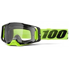 Masque 100% ARMEGA Jaune Fluo Ecran Clair