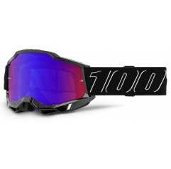 Masque 100% ACCURI 2 Blackline Ecran Iridium Rouge/Bleu