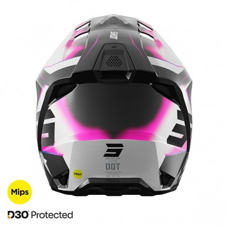 Casque Shot Lite 2025 Bleu Pink Pearly