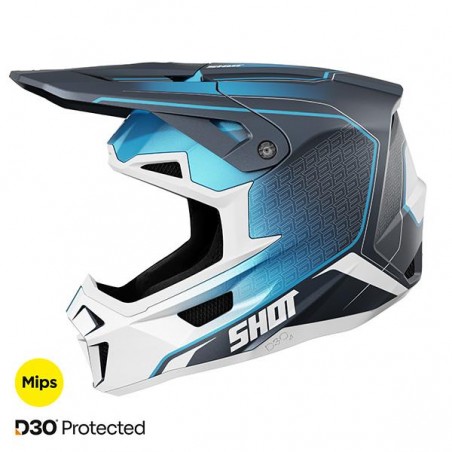 Casque Shot Lite 2025 Bleu Matt