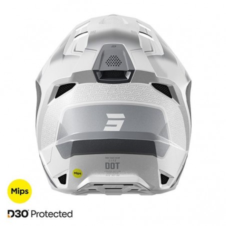 Casque Shot Lite 2025 Noir Blanc Pearly