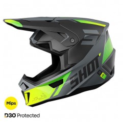 Casque Shot Lite 2025 Neon Jaune Matt