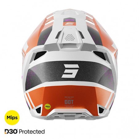 Casque Shot Lite 2025 Orange Pearly