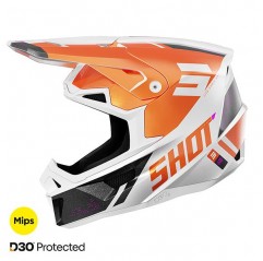 Casque Shot Lite 2025 Orange Pearly