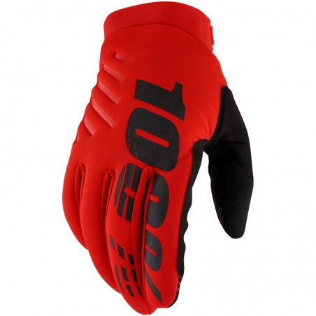 Gants 100% BRISKER Rouge
