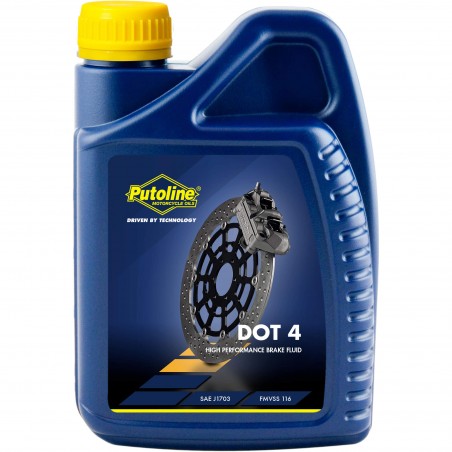 1L Liquide de frein Putoline DOT4 Brake Fluid
