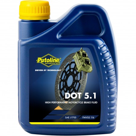 500 ml Liquide de frein Putoline 5.1 Brake Fluid