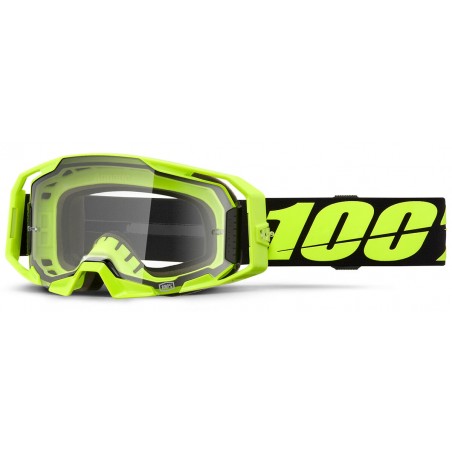 Masque ARMATIC Jaune Fluo Ecran Clair
