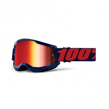 Masque 100% Strata 2 Masego Ecran Iridium Rouge