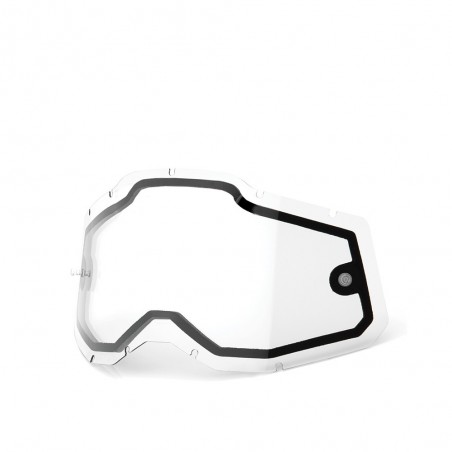 100% 2 ÉCRAN- DOUBLE CLAIR RACECRAFT 2 ACCURI 2 STRATA 2