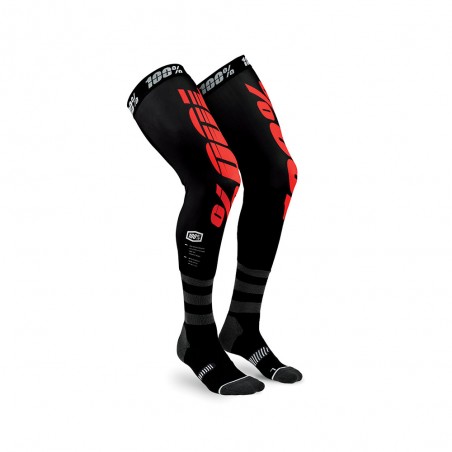 100% CHAUSSETTES PERFORMANCE MOTOCROSS NOIR/ROUGE