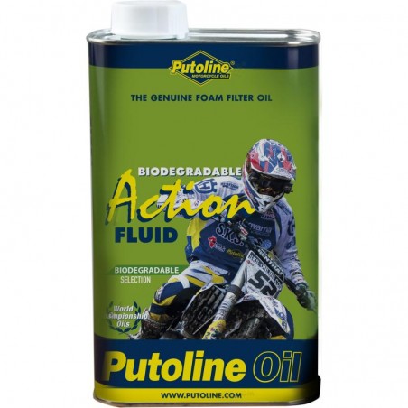 Huile de filtre air en mousse Putoline Action Fluid Biodégradable (1 Litre)